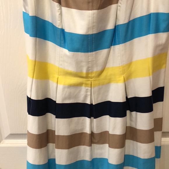 Nine West striped fit and flare dress - Picture 4 of 4